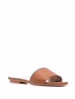 Thumbnail for your product : Malo Square-Toe Leather Sandals
