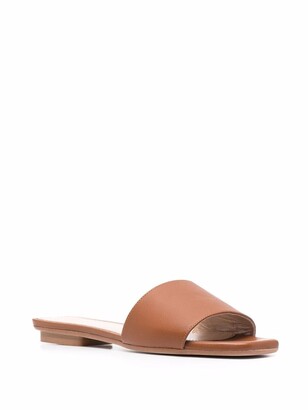 Malo Square-Toe Leather Sandals