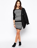 Thumbnail for your product : Only Aztec Mini Skirt - Multi