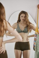 Thumbnail for your product : Out From Under Ribbed Cotton Plunge Bralette