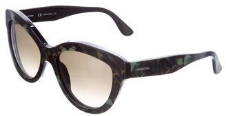 Valentino Printed Cat-Eye Sunglasses