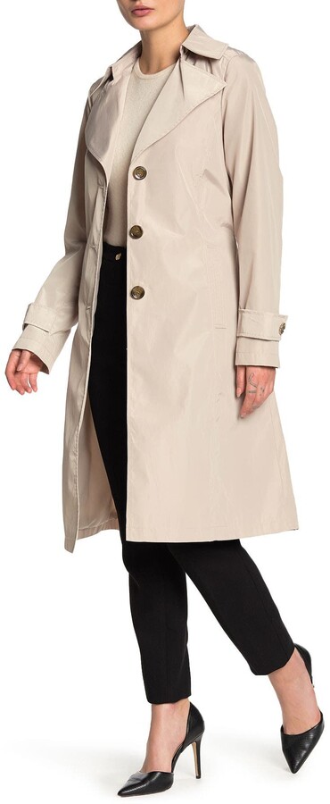 petite packable rain jacket