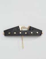 Thumbnail for your product : ASOS Gold Stud Choker Necklace