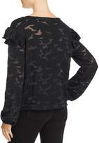 Thumbnail for your product : Generation Love Oliver Camo Burnout Top