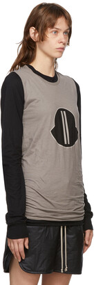 Rick Owens Taupe Moncler Edition Logo Tank Top
