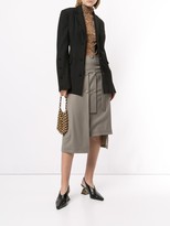Thumbnail for your product : Rokh Layered Midi Skirt