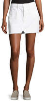 Thumbnail for your product : Frame Le Mini Split Front Skirt, White