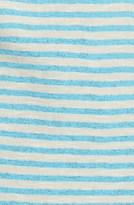 Thumbnail for your product : Halogen Stripe Cap Sleeve Scoop Back Tee
