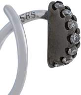 Thumbnail for your product : Maria Black 14kt gold Lila Mono diamond earring (right)