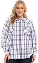 Thumbnail for your product : Roper Plus Size 9537 Blue Berry Plaid