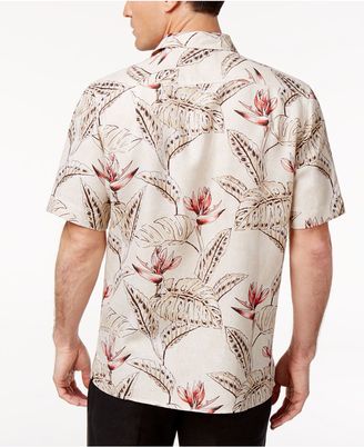 Tasso Elba Men's Birds of Paradise Shirt, Created for Macy's