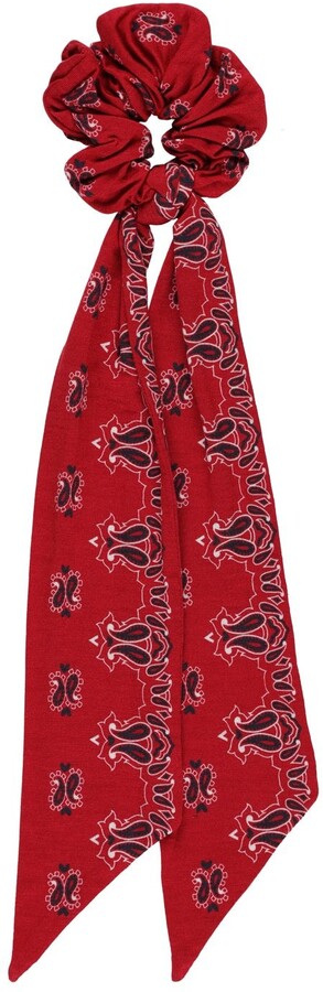 Damen Accessoires Schals Saint Laurent Synthetik Scrunchie Aus Viskose bandana in Rot 