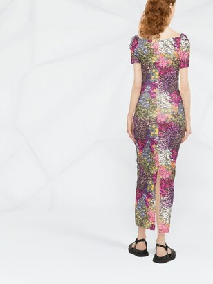 Rotate by Birger Christensen Floral-Print Bodycon Midi Dress