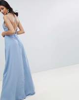 Thumbnail for your product : New Look Strappy Back Maxi Dress