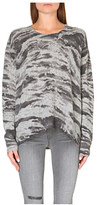 Thumbnail for your product : Enza Costa Printed cashmere jumper