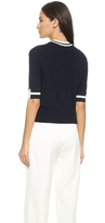 Thumbnail for your product : 3.1 Phillip Lim Stripe Trim Cashmere Tee