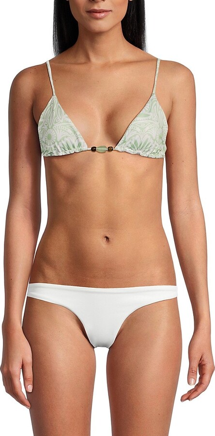 Peixoto Brooklyn Beaded Bikini Top