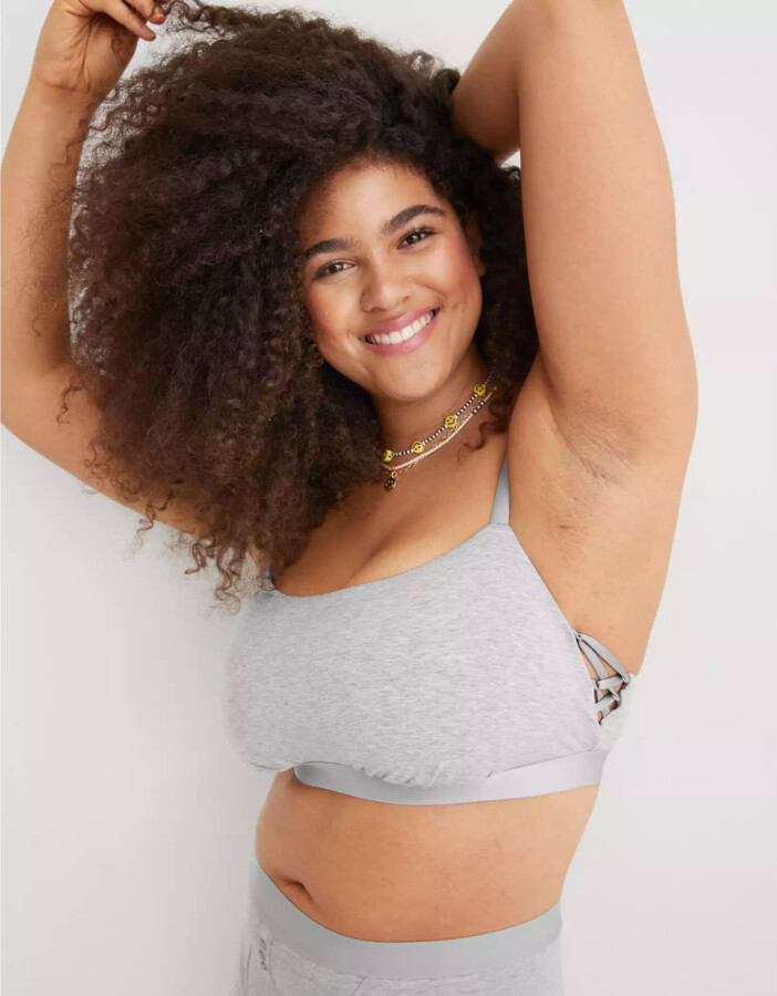 aerie Cotton Bandeau Bralette ShopStyle Bras