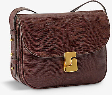 soeur Womens Brown Belissima Mini Leather Cross-Body Bag 1 Size