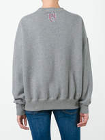 Thumbnail for your product : Alexander McQueen floral embroidered sweatshirt