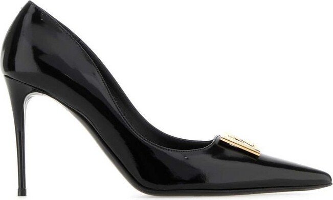 dolce gabbana logo heels