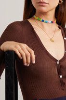 Thumbnail for your product : Roxanne Assoulin Starburst Enamel And Gold-tone Choker - Blue