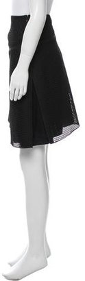 Reed Krakoff Asymmetrical Mesh Skirt