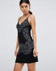 boohoo-boohoo embellished mini cami dress