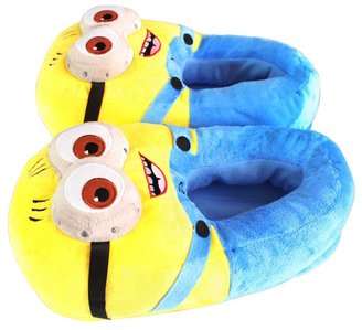 Unknown Minion Despicable Cotton Slippers 3D Eyes Kevin Soft Plush Slippers Cosplay Indoor Shoes Stuffed