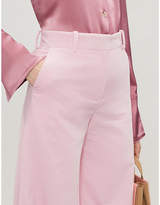 Thumbnail for your product : Bella Freud Bianca wide-leg corduroy high-rise trousers