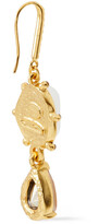 Thumbnail for your product : Oscar de la Renta Gold-tone, Faux Pearl And Crystal Earrings