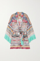 Thumbnail for your product : Missoni Mare Crochet-knit Robe - Gray
