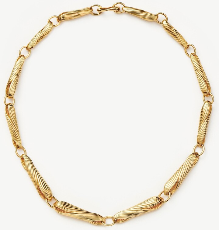 Trailblazer 2 Layer Necklace Gold — Wooden Nickel