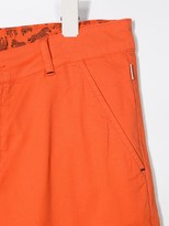 Thumbnail for your product : Paul Smith TEEN zebra lined chino shorts