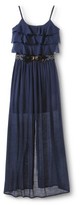 Thumbnail for your product : Illusion Ruffle Maxi Dress - Lily Star