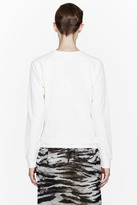 Thumbnail for your product : Lanvin Ivory beaded Zebra Sweater
