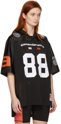 Alexander Wang Black Jersey Athletic T-Shirt