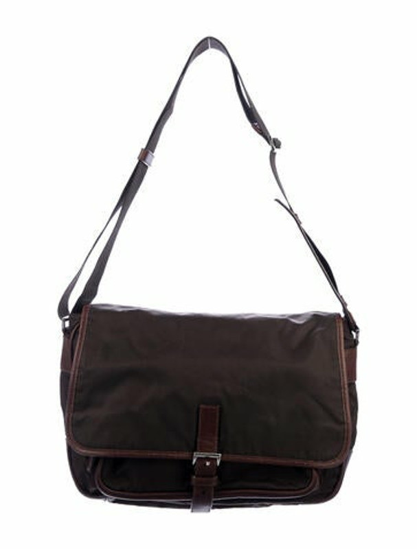Prada Tessuto Messenger Bag Brown ShopStyle