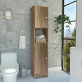 Thumbnail for your product : TUHOME Ibis 14-inch Wide Linen Cabinet with Double Doors, 4 Interior Shelves, and 2 Cabinets