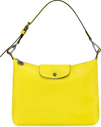 Longchamp Small Le Pliage Xtra Leather Tote Bag - Yellow
