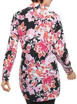 Thumbnail for your product : Foxcroft Jade Floral-Print Button-Down Top