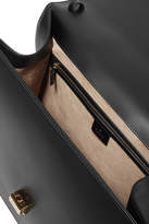 Thumbnail for your product : Gucci Sylvie Large Chain-embellished Leather Tote - Black