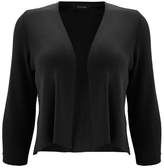 Thumbnail for your product : Evans Black Wide Sleeve Shrug
