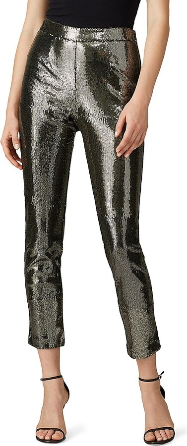 Gold Ankle Pants