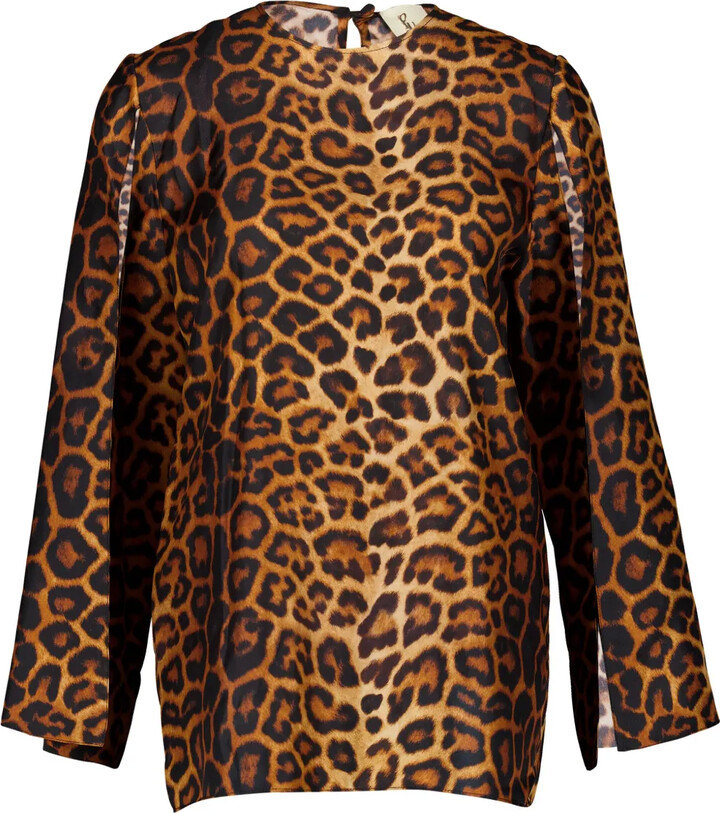 PAULA Printed Silk Blouse