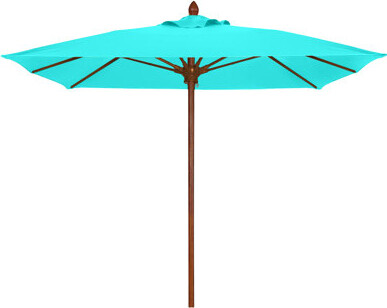Fiberbuilt Prestige 6' Manual Lift Square Market Umbrella