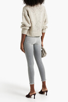 Thumbnail for your product : SIMKHAI Costa cropped faded low-rise skinny jeans