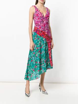 Saloni floral print dress