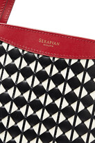 Thumbnail for your product : SERAPIAN Mosaico Leather Tote