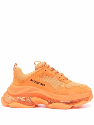 orange balenciagas